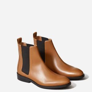 NEW Everlane modern (italian leather) chelsea boot , cognac